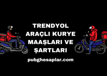 Trendyol Araçlı Kurye Maaşları ve Şartları
